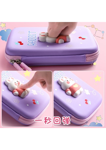 C4 Stili Unicorn Kawaii Kalem Kutusu Kalem Kutusu Sevimli Büyük Kapasiteli Çok Işlevli Kalem Kutusu Kalem Kutusu Kız Erkek Için Okul Malzemeleri (Yurt Dışından)