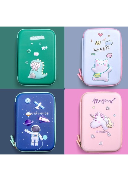 E Stili Unicorn Kalem Kutuları Kawaool Kalem Kutusu Öğrenci Kalem Kutuları Kırtasiye Trousse Scolaire Okul Malzemeleri Sevimli Kalem Kutusu (Yurt Dışından)