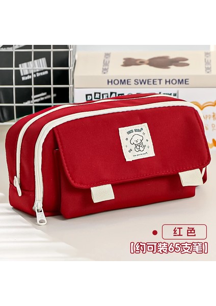 Çift Katmanlı Kalem Kutusu Büyük Kapasiteli Trousse Kalem Kutusu Okul Malzemeleri Kalemlik Sevimli Kırtasiye Estuche Escolar Kalem Kılıfı (Yurt Dışından)