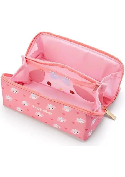 Sanrio Büyük Kapasiteli Kalem Kutusu Kawaii Cinnamoroll Melody Kulomi Kozmetik Çantaları Okul Kalemleri Çanta Kalem Kutusu Malzemeleri Kırtasiye (Yurt Dışından)