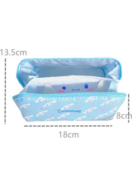 Sanrio Büyük Kapasiteli Kalem Kutusu Kawaii Cinnamoroll Melody Kulomi Kozmetik Çantaları Okul Kalemleri Çanta Kalem Kutusu Malzemeleri Kırtasiye (Yurt Dışından) indirimleri