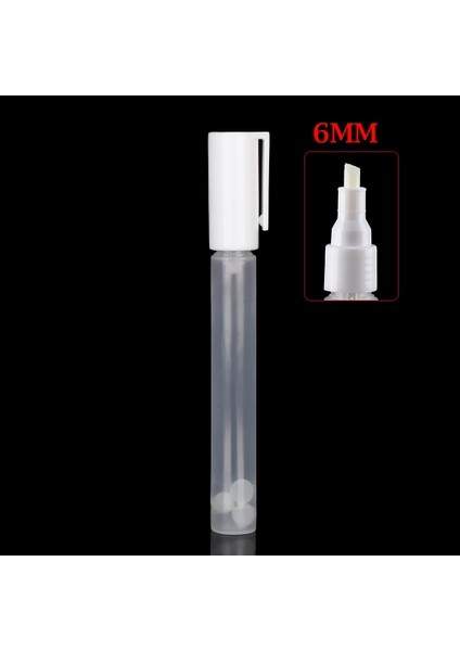 6mm Tarzı 1 Adet Plastik Boş Kalem Çubuk Varil Tüp Plastik Kalem Için Sıvı Tebeşir Işaretleyiciler Boya Kalemi Varil Tüp (Yurt Dışından)