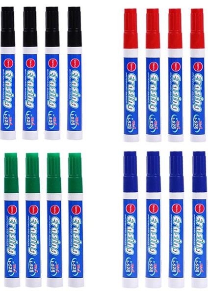 3bluepen 1silgi Stili 4 Adet Beyaz Tahta Kalem Kolay Temizleyici Silinebilir Kalemler Ofis Öğretmen Manyetik Siyah Mavi Kırmızı Yeşil Mürekkep Beyaz Tahta Işaretleyiciler Yazma (Yurt Dışından) fırsatları