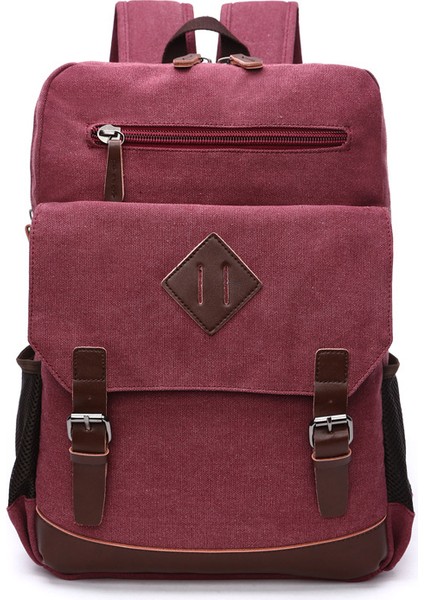 Erkekler Için Büyük Vintage Tuval Sırt Çantası Tuval Kitap Çantası Çoğu 15.6 Inç Dizüstü Bilgisayar Okul Dizüstü Bilgisayar Çantası Yürüyüş Seyahat Sırt Çantası Uyar (Yurt Dışından)