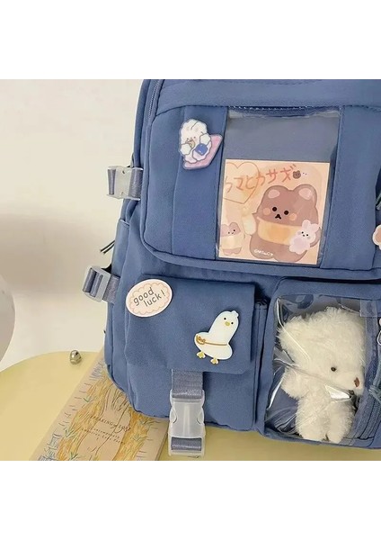 Popüler Pembe Mor Renkli Kız Lise Öğrenci Sırt Çantaları (Yurt Dışından) fırsatları