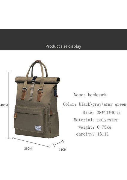 Erkekler Backapck Vintage Tuval Sırt Çantası Satchel Sırt Çantası Okul Çantası Seyahat Kamp Çantası Yüksek Kapasiteli Dizüstü Bilgisayar Notebook Çantaları (Yurt Dışından) fiyatları