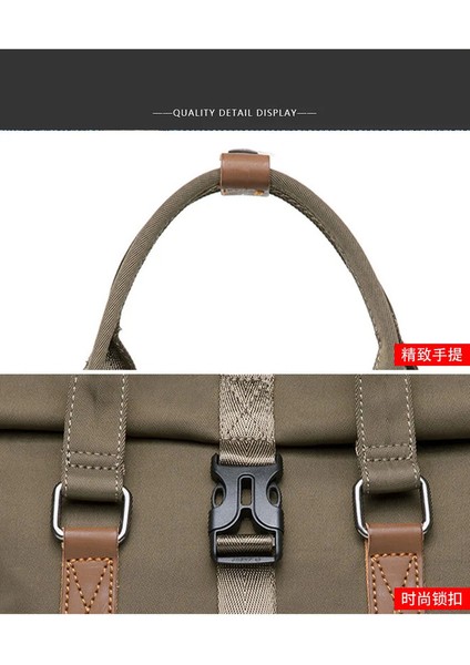 Erkekler Backapck Vintage Tuval Sırt Çantası Satchel Sırt Çantası Okul Çantası Seyahat Kamp Çantası Yüksek Kapasiteli Dizüstü Bilgisayar Notebook Çantaları (Yurt Dışından) fırsatları