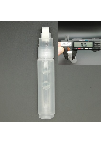 10 mm Tarzı 1 Adet Boş Kalem Çubuk Sıvı Işaretleyici Plastik Tekrarlanabilir Yeniden Kullanılabilir Plastik Boş Sıvı Tebeşir Boya Kalemi Boya Kalemi Aksesuarları (Yurt Dışından)