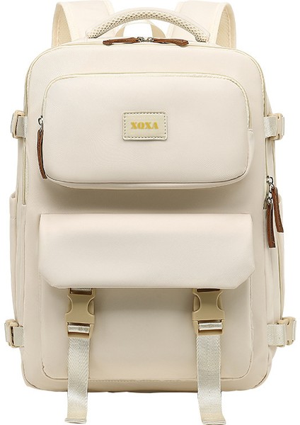 Büyük Kapasiteli Seyahat Sırt Çantası Kadın Erkek Su Geçirmez Naylon 15.6 Inç Dizüstü Iş Gezisi Sırt Çantası Üniversite Öğrencileri Okul Çantası (Yurt Dışından)