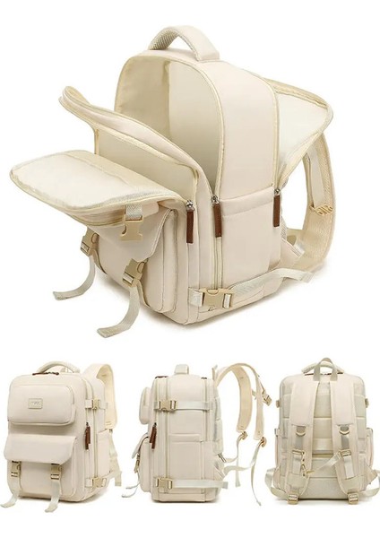 Büyük Kapasiteli Seyahat Sırt Çantası Kadın Erkek Su Geçirmez Naylon 15.6 Inç Dizüstü Iş Gezisi Sırt Çantası Üniversite Öğrencileri Okul Çantası (Yurt Dışından) indirimleri