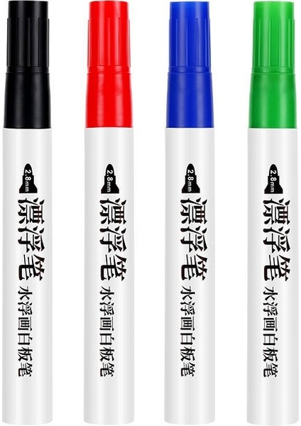 4 Renk Stili Yatniee Renkler Büyülü Su Boyama Kalem Renkli Beyaz Tahta Işareti Doodle Kalem Çocuklar Erken Eğitim Işaretleyici Çizim Kalemleri (Yurt Dışından)