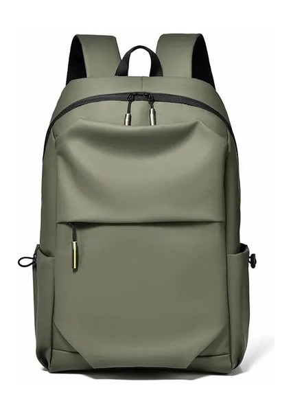 15.6 Inç Büyük Kapasiteli Unisex Omuz Çantası Pvc Su Geçirmez Öğrenci Eğlence Bilgisayar Sırt Çantası Banliyö Seyahat Bac (Yurt Dışından)