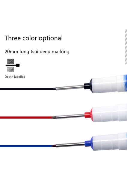 Kırmızı Stil Uzun Baş Işaretleyiciler Banyo Ağaç Işleme Dekorasyonu Çok Amaçlı Derin Delik Işaretleyici Kalemler Taşınabilir Okul Malzemeleri (Yurt Dışından) modelleri