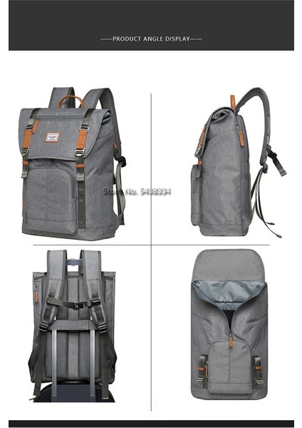 Su Geçirmez Kadınlar 14 Inç Dizüstü Genç Kızlar Için Sırt Çantaları Erkekler Günlük Öğrenci Okul Çantası Moda Seyahat Günlük Sırt Çantası (Yurt Dışından) indirimleri