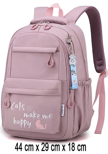Kız Okul Çantası Sırt Çantası Genç Kadınlar Için Çocuk Kız Pembe Okul Çantası Ilköğretim Yüksek Bagpack Sınıf Gençler Çocuk Çocuklar (Yurt Dışından)