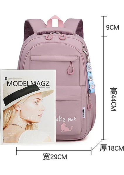 Kız Okul Çantası Sırt Çantası Genç Kadınlar Için Çocuk Kız Pembe Okul Çantası Ilköğretim Yüksek Bagpack Sınıf Gençler Çocuk Çocuklar (Yurt Dışından) fiyatları