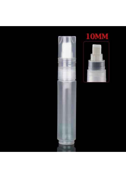 10 mm Tarzı 1 Adet Tekrarlanabilir Boş Kalem Çubuk Plastik Sıvı Tebeşir Işaretleyici Varil Tüp Boya Aksesuarları Grafiti Aracı (Yurt Dışından)