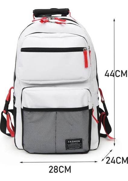 Büyük Erkek Sırt Çantası Kadın Okul Çantası Genç Kız Yüksek Kolej Öğrenci Kore Tarzı Sırt Çantası (Yurt Dışından) fırsatları