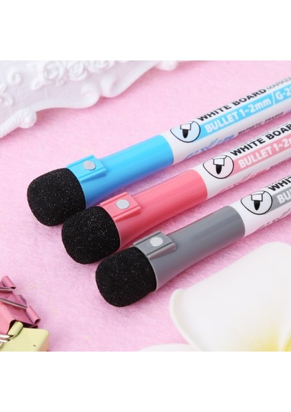 Siyah Stil Manyetik Beyaz Tahta Marker Kalem Silinebilir Kuru Silme Mürekkep Işareti Silgi Sıcak J2HC ile (Yurt Dışından) fırsatları