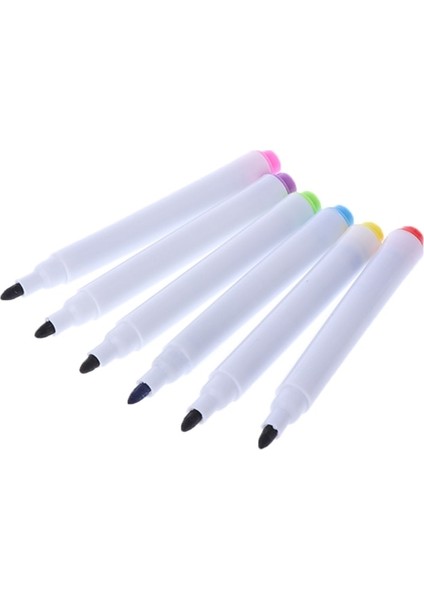 6 Adetset Beyaz Tahta Kalem Silgi ile Silinebilir Işaretleyici Kalem Beyaz Tahta Işaretleyici Kalem Ofis Okul Malzemeleri (Yurt Dışından)