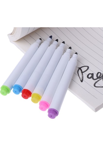 6 Adetset Beyaz Tahta Kalem Silgi ile Silinebilir Işaretleyici Kalem Beyaz Tahta Işaretleyici Kalem Ofis Okul Malzemeleri (Yurt Dışından) fırsatları