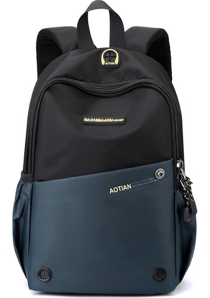 Yeni Su Geçirmez Oxford Erkek Sırt Çantası Fermuarlı Okul Çantaları Gençler Için Küçük Omuz Sırt Çantası Erkek Çok Işlevli Sırt Çantası (Yurt Dışından)