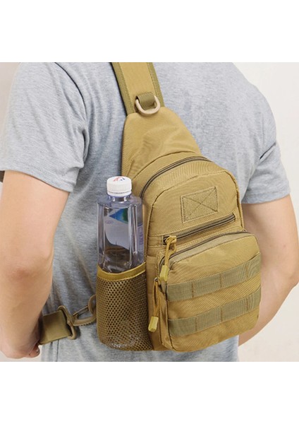 Erkekler Çapraz Vücut Sling Sırt Çantası Omuz Göğüs Çantası Seyahat Doğa Sporları Tırmanış Su Şişesi Yürüyüş Erkek Messenger Çanta (Yurt Dışından) fırsatları