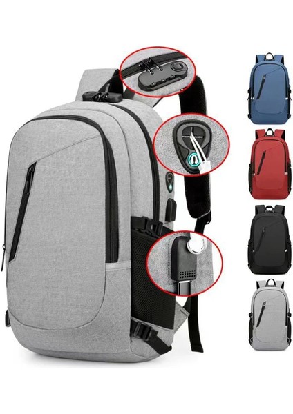 Erkek Su Geçirmez Sırt Çantası Hırsızlığa Karşı Hafif Sırt Çantası Erkekler Için Sırt Çantası Kitap Çantası Erkekler Şık Sırt Çantası 15.6 "notebook Sırt Çantası (Yurt Dışından) fiyatları
