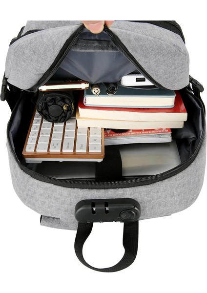 Erkek Su Geçirmez Sırt Çantası Hırsızlığa Karşı Hafif Sırt Çantası Erkekler Için Sırt Çantası Kitap Çantası Erkekler Şık Sırt Çantası 15.6 "notebook Sırt Çantası (Yurt Dışından) fırsatları