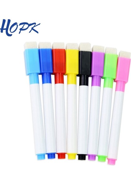 8 Adet Siyah Tarzı 8pclot Manyetik Renkli Beyaz Tahta Kalem Siyah Beyaz Tahta Işaretleyiciler Dahili Silgi Okul Kaynağı Çocuk Grafiti Cetvel Kalemi (Yurt Dışından) indirimleri