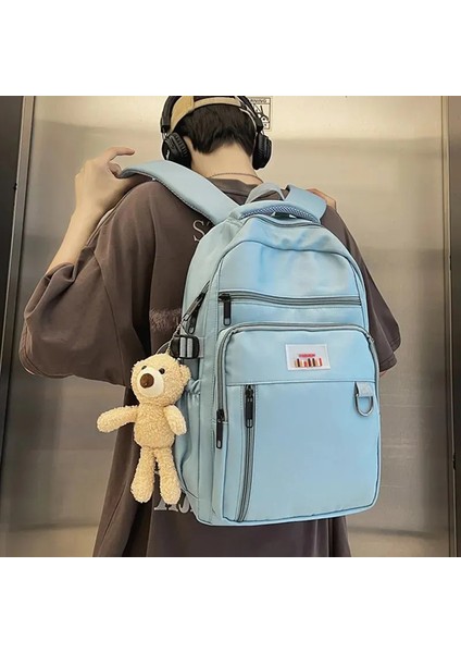 Büyük Kapasiteli Sırt Çantası Sevimli Su Geçirmez Genç Kolej Öğrenci Schoolbag Kızlar Için Naylon Seyahat Sırt Çantası Üzerinde Taşıma (Yurt Dışından) modelleri