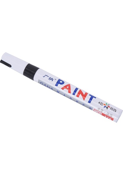 Mor Tarzı 12 Renk Su Geçirmez Araba Lastiği Lastik Sırtı CD Metal Kalıcı Boya Marker Graffti Yağlı Marker Kalem Kırtasiye (Yurt Dışından)