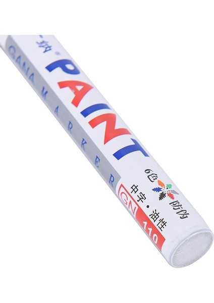 Mor Tarzı 12 Renk Su Geçirmez Araba Lastiği Lastik Sırtı CD Metal Kalıcı Boya Marker Graffti Yağlı Marker Kalem Kırtasiye (Yurt Dışından)