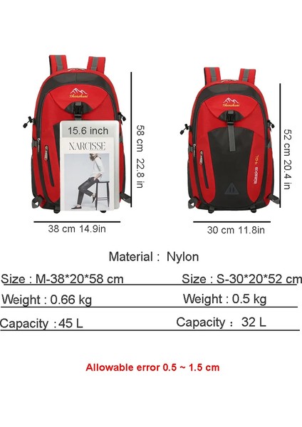 Erkekler Sırt Çantası Yeni Naylon Su Geçirmez Günlük Açık Seyahat Sırt Çantası Bayanlar Yürüyüş Kamp Dağcılık Çantası Gençlik Spor Çantası (Yurt Dışından) indirimleri