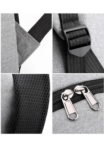 3 Adet Günlük Çanta Seti Omuz Çantalı Düz Renkli Sırt Çantası ve Uzun Kese Çok Yönlü Okul Çantası (Yurt Dışından) modelleri