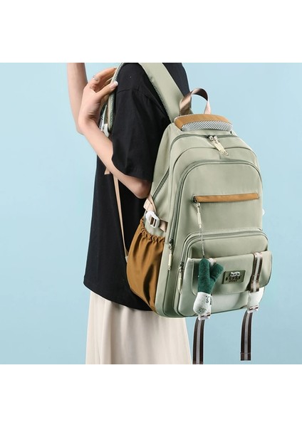 Çok Yönlü Okul Sırt Çantası Kadın Naylon Okul Çantası Moda Dizüstü Sırt Çantası Serin Kadın Kitap Çanta Öğrenci Büyük Daypack 517D (Yurt Dışından) fiyatları