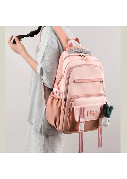 Çok Yönlü Okul Sırt Çantası Kadın Naylon Okul Çantası Moda Dizüstü Sırt Çantası Serin Kadın Kitap Çanta Öğrenci Büyük Daypack 517D (Yurt Dışından) modelleri