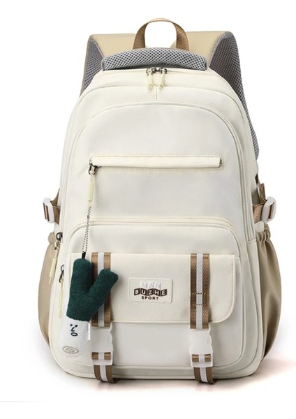 Çok Yönlü Okul Sırt Çantası Kadın Naylon Okul Çantası Moda Dizüstü Sırt Çantası Serin Kadın Kitap Çanta Öğrenci Büyük Daypack 517D (Yurt Dışından)