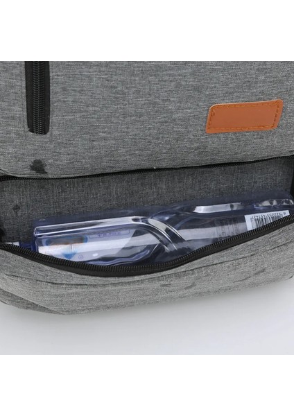 Modaya Uygun Unisex Üç Parçalı Omuz Çantası Crossbody Göğüs Çantası Hafif Su Geçirmez Bilgisayar Sırt Çantası Saf Renk Oxford Mate (Yurt Dışından) fırsatları