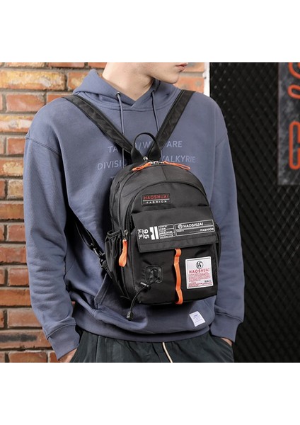 Erkek Sırt Çantası Sling Göğüs Çantaları Omuz Çantası Seyahat Askeri Spor Çok Fonksiyonlu Naylon Erkek Sırt Çantası Küçük Sırt Çantası (Yurt Dışından) fırsatları