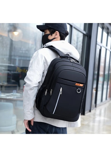 Büyük Kapasiteli Erkek Sırt Çantası Seyahat 15.6 "dizüstü Siyah Okul Sırt Çantaları Çantalar Genç Kolej Kitap Çantaları Erkek Gril Öğrenci Sırt Çantası (Yurt Dışından) fiyatları