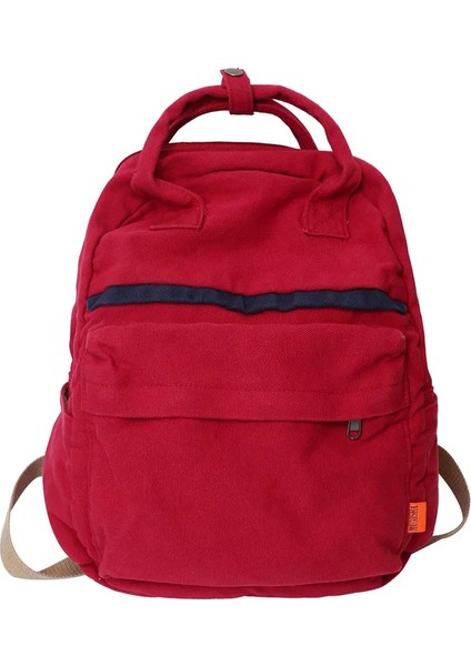 Kadınlar Içinpamuk Sırt Çantaları Marka Kanvas Çantalar Katı Yumuşak Eğlence Veya Seyahat Çantaları Siyah Unisex Paketleri (Yurt Dışından)