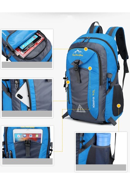 Erkekler Sırt Çantası Yeni Naylon Su Geçirmez Günlük Açık Seyahat Sırt Çantası Bayanlar Yürüyüş Kamp Dağcılık Çantası Gençlik Spor Çantası (Yurt Dışından) modelleri