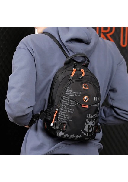 Erkekler Küçük Sırt Çantası Sırt Çantası Bir Omuz Çapraz Vücut Çanta Paketi Seyahat Tırmanış Askeri Naylon Erkek Sırt Çantaları Sling Göğüs Sırt Çantası (Yurt Dışından) fırsatları