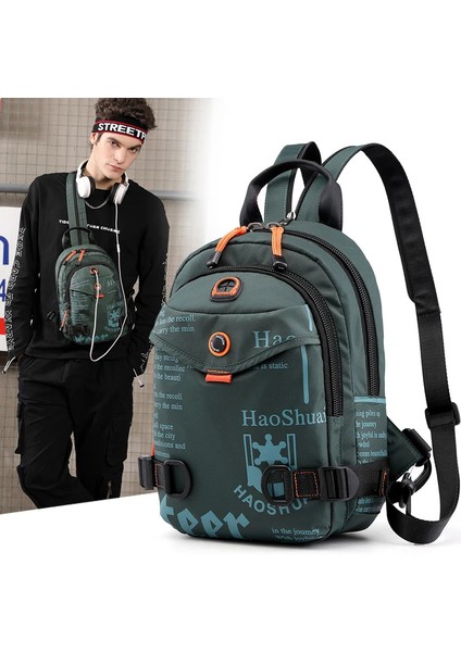 Erkekler Küçük Sırt Çantası Sırt Çantası Bir Omuz Çapraz Vücut Çanta Paketi Seyahat Tırmanış Askeri Naylon Erkek Sırt Çantaları Sling Göğüs Sırt Çantası (Yurt Dışından) fiyatları