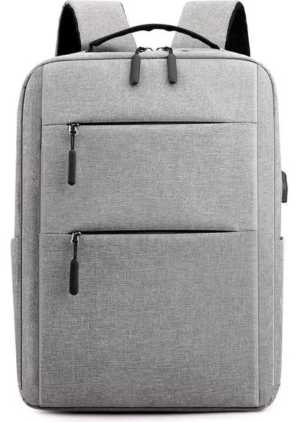 Erkek Sırt Çantası Çok Fonksiyonlu Su Geçirmez Çantalar Erkek Iş Laptop Sırt Çantası USB Şarj Bagpack Naylon Casual Sırt Çantası (Yurt Dışından)