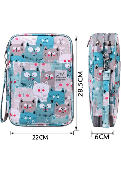 Açık Gri Tarzı Yuvaları Kedi Kalem Kutusu Okul Kızlar Için Kalem Kutusu Kawaii Büyük Kapasiteli Kalem Çantası Malzemeleri Sevimli Büyük Kırtasiye Kabarık Kutu (Yurt Dışından)
