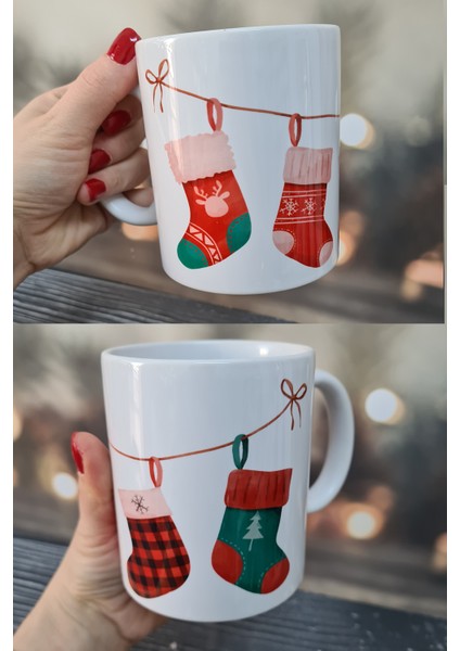 Yılbaşı Çorapları Yılbaşı Hediyesi Kupa Bardak