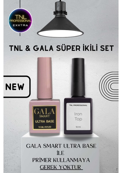 Exxtra Gala Flexible Base & Tnl Iron Top Coat Kalıcı Oje Protez Jel Tırnak Ürünleri