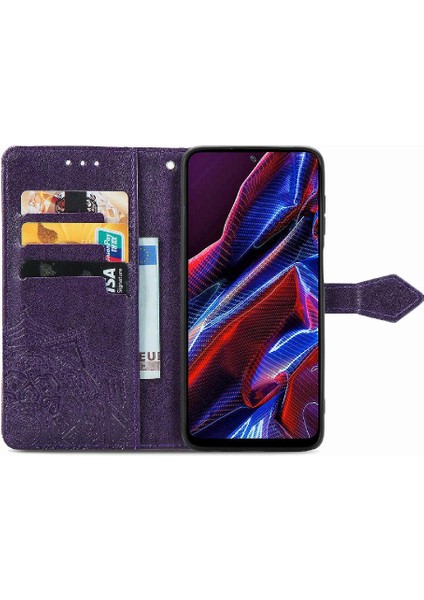 Xiaomi Poco X5 Basit Iş Darbeye Kapak Kapak Deri (Yurt Dışından)